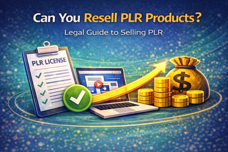 Can You Resell PLR Products