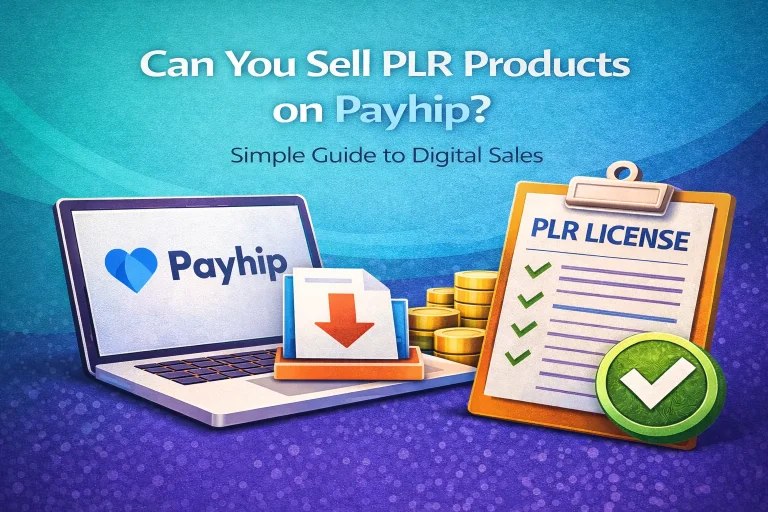 Can You Sell PLR Products on Payhip