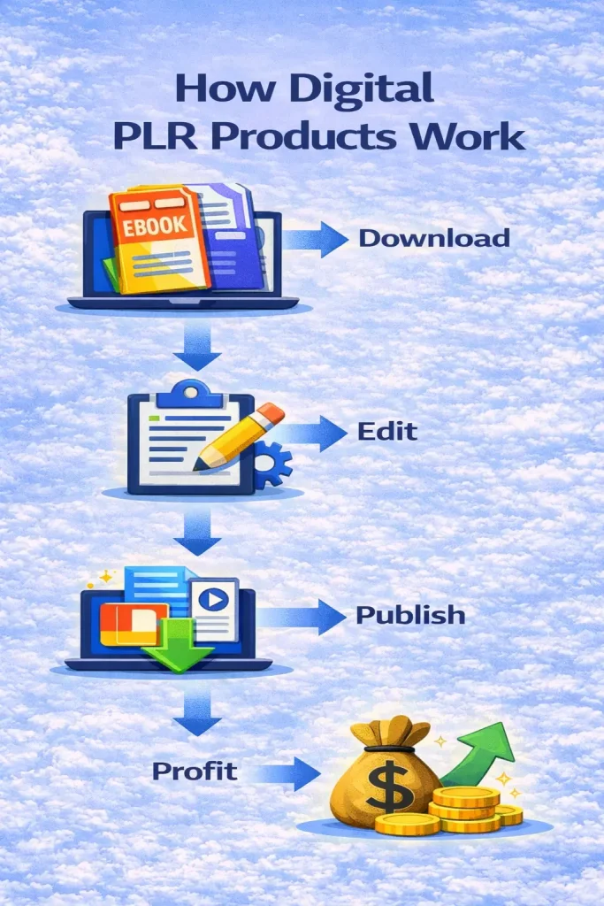How digital PLR products work