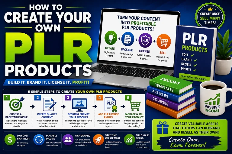 How to Create Your Own PLR Products