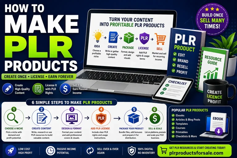 How to Make PLR Products