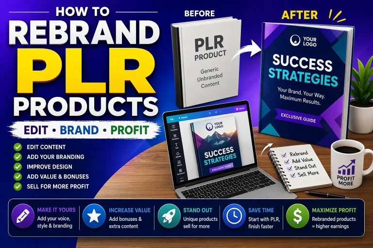 How to Rebrand PLR Products