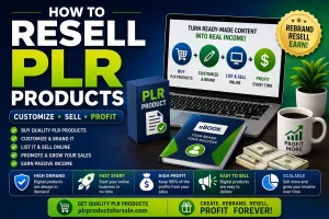 How to Resell PLR Products