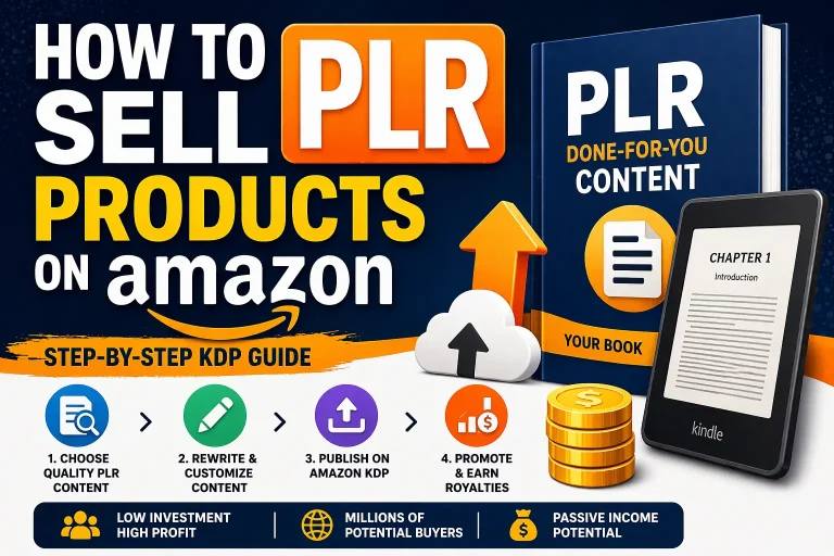 How to Sell PLR Products on Amazon