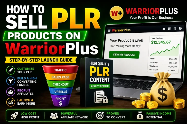 How to Sell PLR Products on WarriorPlus?