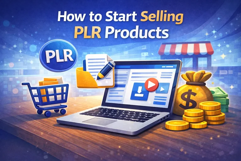 How to Start Selling PLR Products