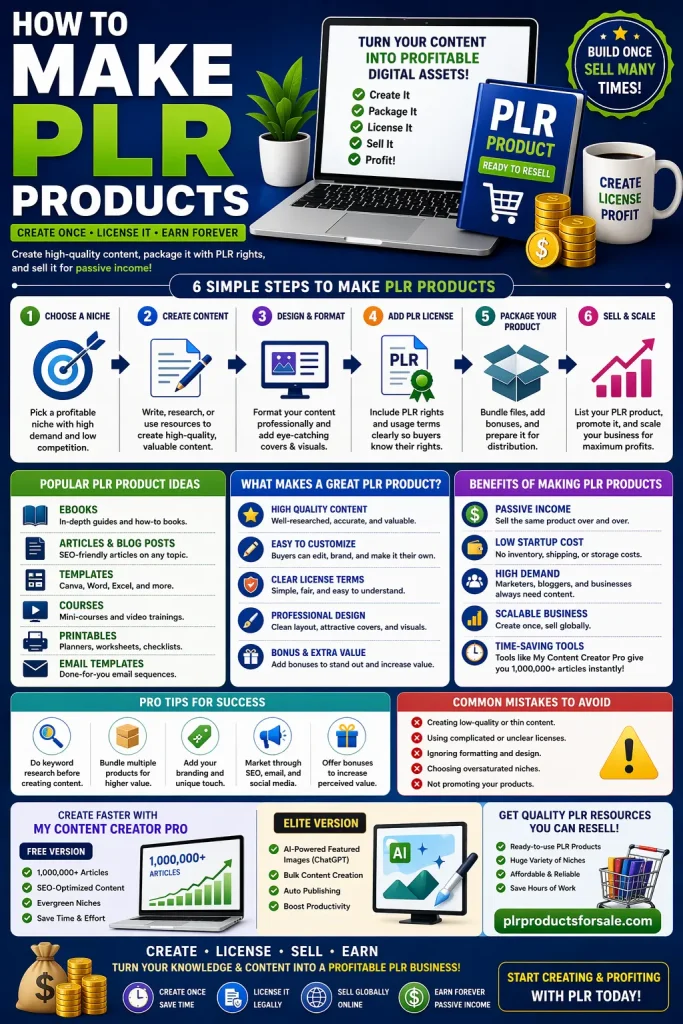 How to create and profit with PLR