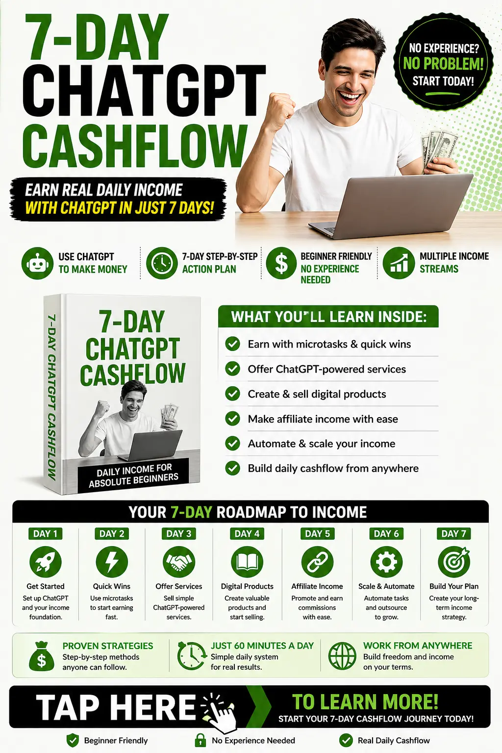 Make Money With ChatGPT 7-Day Beginner Cash Flow Plan