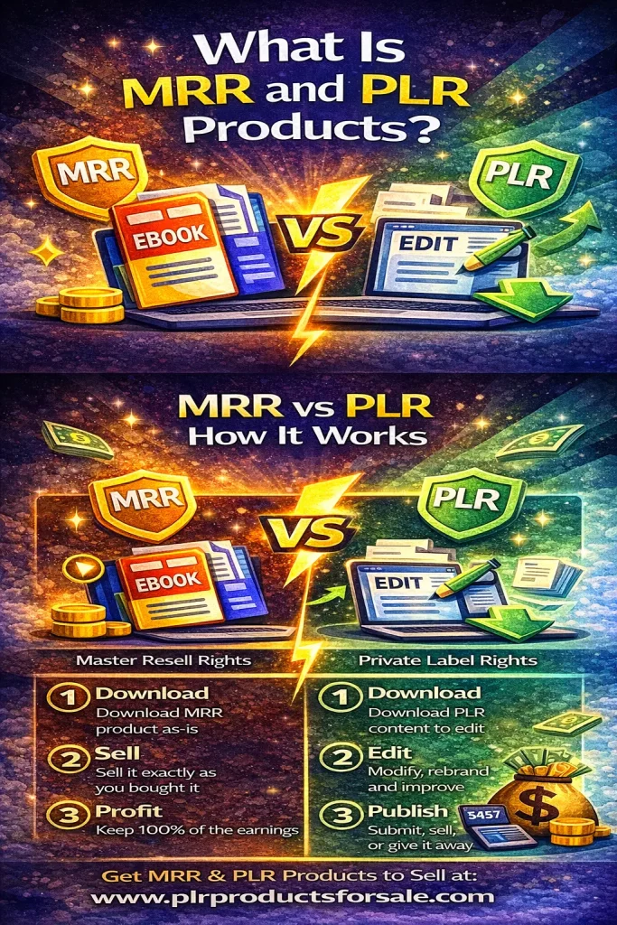 Understanding MRR and PLR products