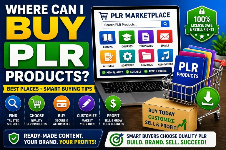 Where Can I Buy PLR Products