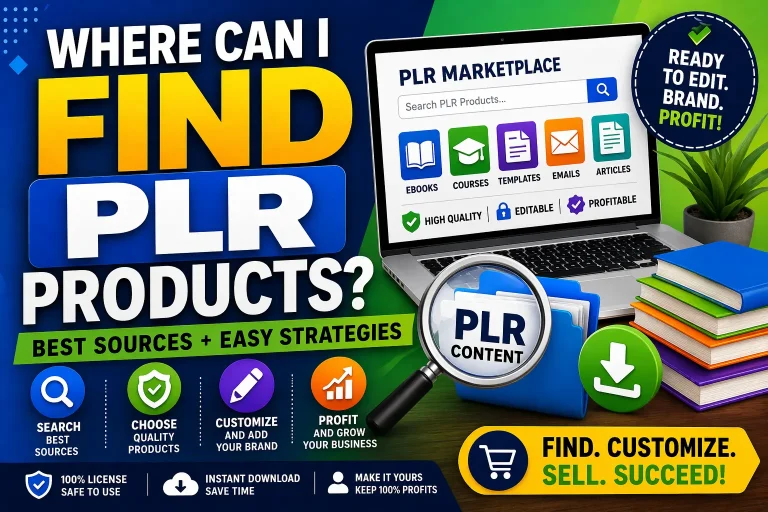Where Can I Find PLR Products