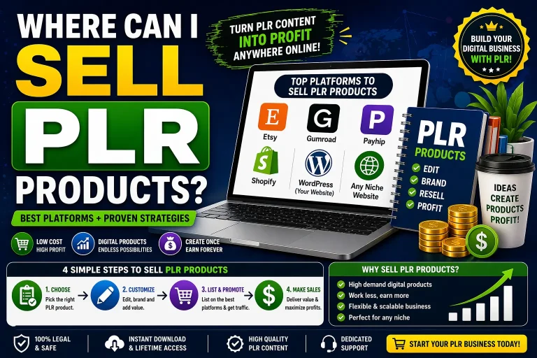 Where Can I Sell PLR Products