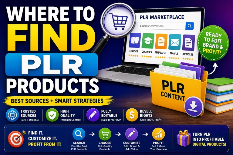 Where to Find PLR Products
