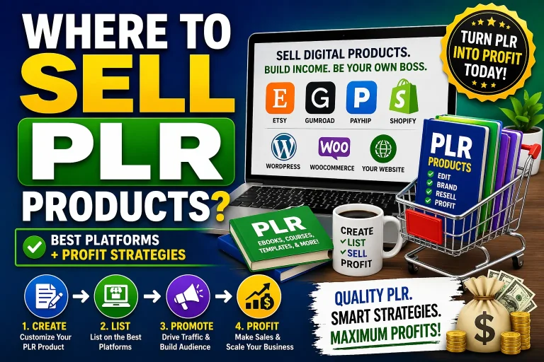 Where to Sell PLR Products